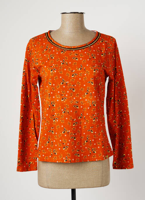 T-shirt orange PAUL BRIAL pour femme