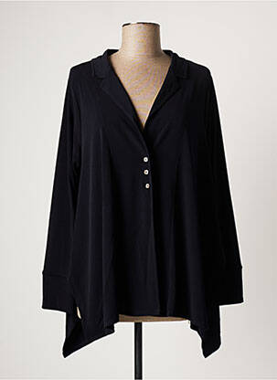 Veste casual coupe droite bleu MALOKA femme