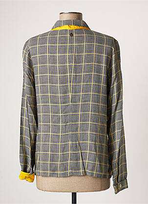 Chemisier coupe droite manches longues jaune PAUL BRIAL femme