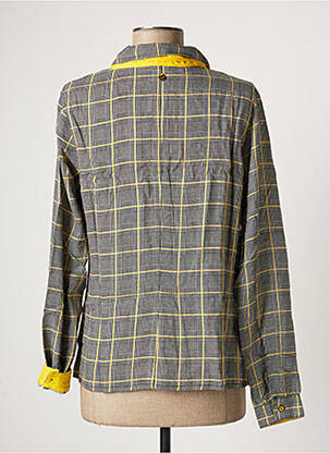 Chemisier coupe droite manches longues jaune PAUL BRIAL femme