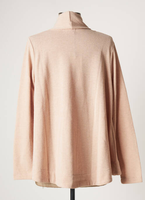 Gilet manches longues beige MALOKA pour femme