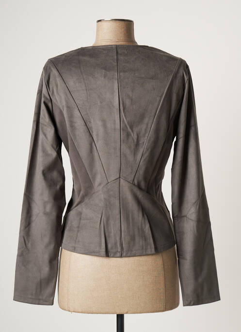Veste casual gris MALOKA pour femme