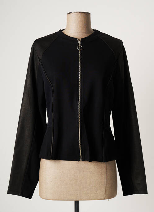 Veste casual noir MALOKA pour femme