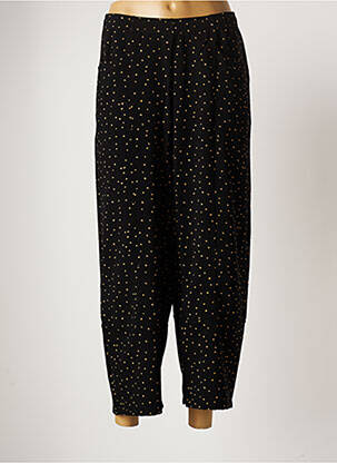 Pantalon 7/8 taille élastique taille normale noir G!OZE femme
