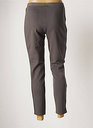 Pantalon slim stretch taille normale gris MALOKA femme