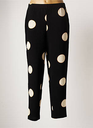 Pantalon 7/8 stretch taille normale noir G!OZE femme