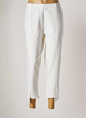 Pantalon slim blanc G!OZE pour femme seconde vue