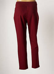 Pantalon slim rouge MALOKA pour femme seconde vue