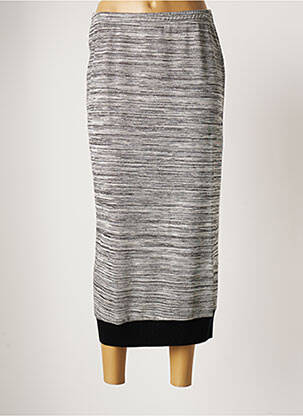 Jupe longue taille normale gris G!OZE femme