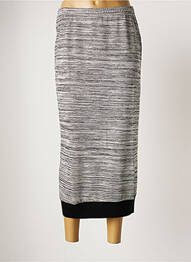 Jupe longue taille normale gris G!OZE femme