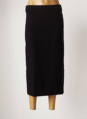 Jupe longue fermeture zippée au dos noir PAUL BRIAL femme