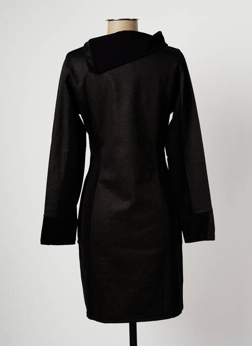Robe mi-longue noir MALOKA femme