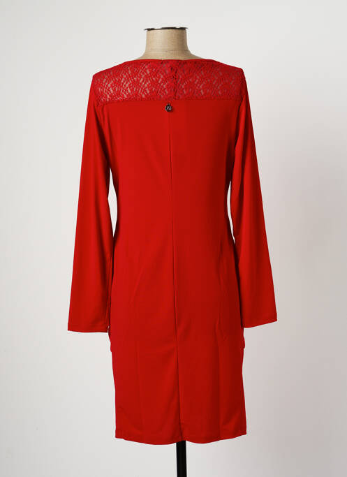 Robe mi-longue rouge MALOKA pour femme