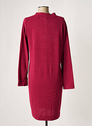 Robe pull col v manches longues violet MALOKA femme
