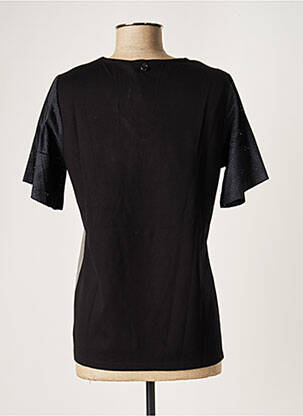 Top stretch manches courtes gris MALOKA femme