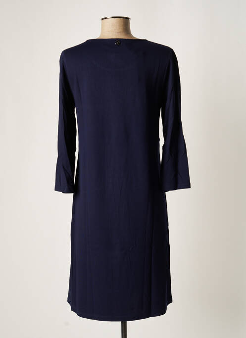 Robe mi-longue bleu MALOKA pour femme