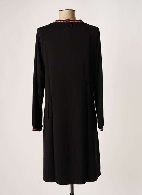 Robe mi-longue noir MALOKA pour femme
