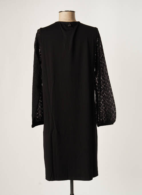 Robe mi-longue noir MALOKA pour femme