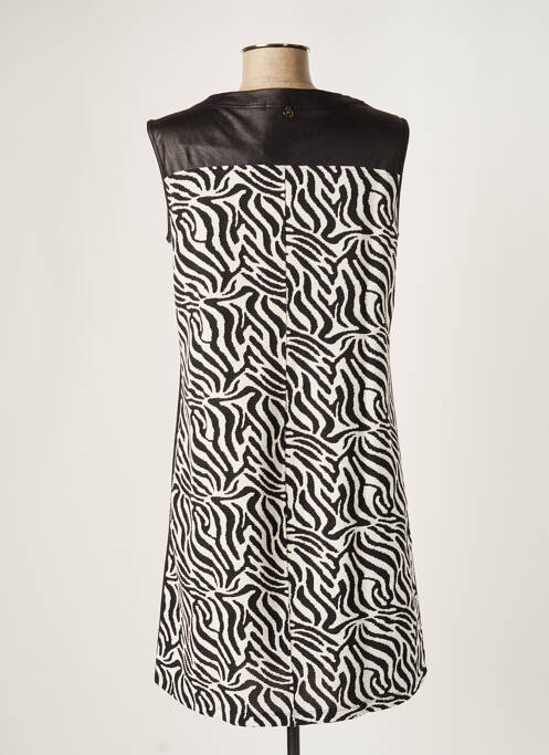 Robe mi-longue noir MALOKA pour femme