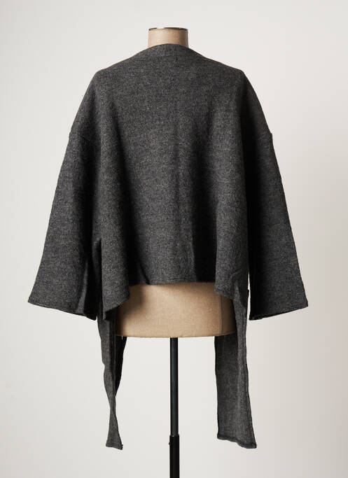 Gilet manches longues gris G!OZE pour femme