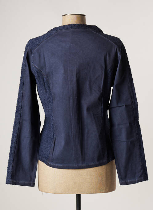 Veste casual bleu MALOKA pour femme