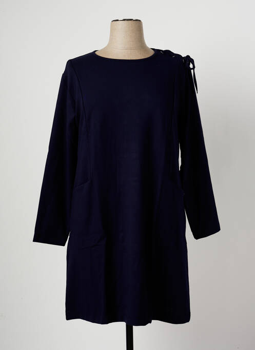 Robe mi-longue bleu MALOKA pour femme