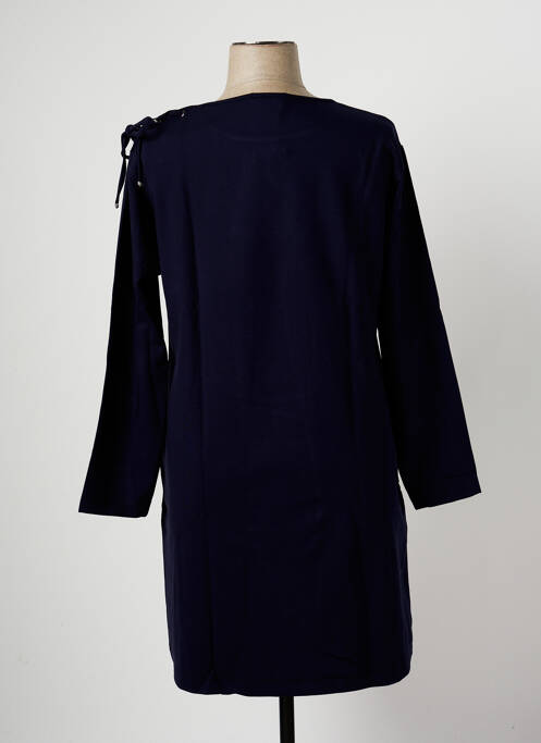 Robe mi-longue bleu MALOKA pour femme