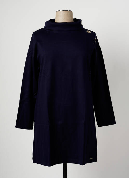 Robe mi-longue bleu MALOKA pour femme