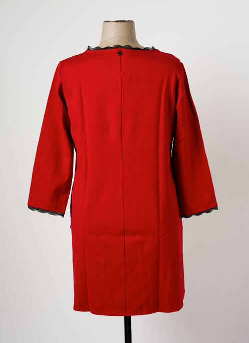 Robe mi-longue rouge MALOKA pour femme