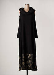 Robe longue noir G!OZE pour femme seconde vue
