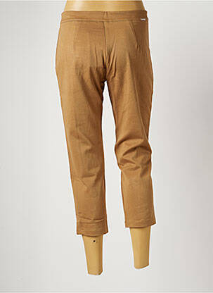 Pantacourt stretch taille normale marron MALOKA femme