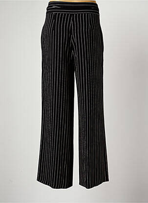 Pantalon large fermeture zip latéral taille normale noir PAUL BRIAL femme