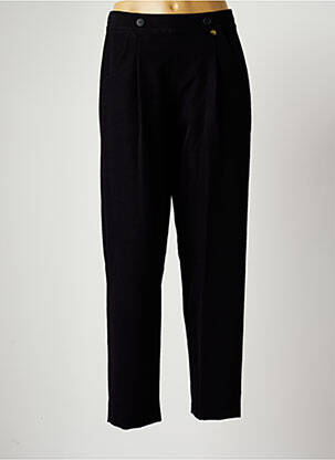 Pantalon droit stretch taille normale noir PAUL BRIAL femme