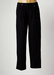 Pantalon droit stretch taille normale noir PAUL BRIAL femme