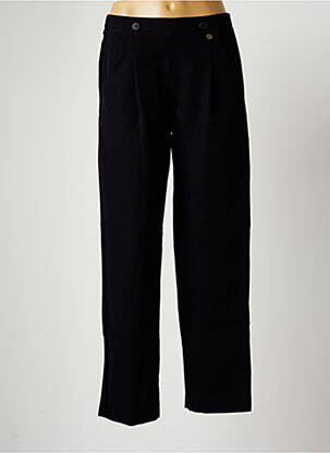 Pantalon droit stretch taille normale noir PAUL BRIAL femme