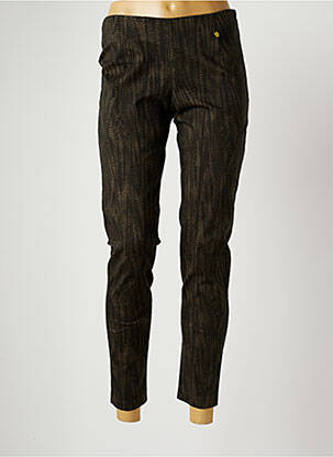 Pantalon 7/8 stretch taille normale vert PAUL BRIAL femme