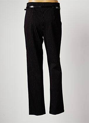 Pantalon droit stretch taille normale noir PAUL BRIAL femme