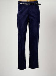 Pantalon droit stretch taille normale bleu PAUL BRIAL femme