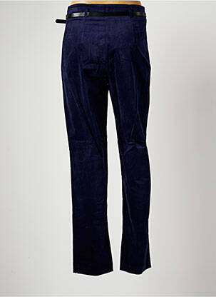 Pantalon droit stretch taille normale bleu PAUL BRIAL femme