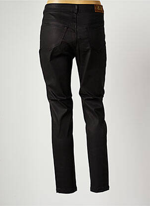 Pantalon slim tissage enduit taille normale noir PAUL BRIAL femme