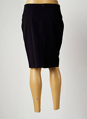 Jupe mi-longue coupe droite noir PAUL BRIAL femme