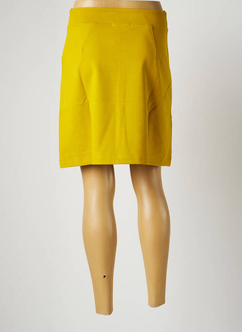 Jupe courte jaune MALOKA pour femme
