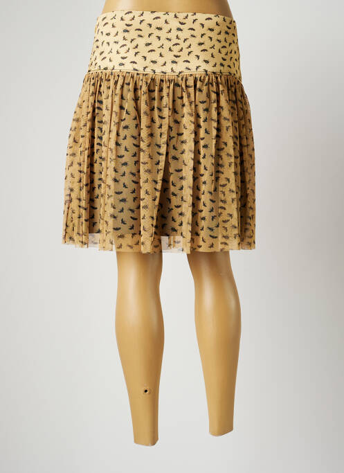 Jupe courte jaune PAUL BRIAL pour femme