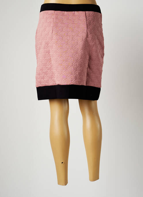 Jupe courte rose MALOKA pour femme