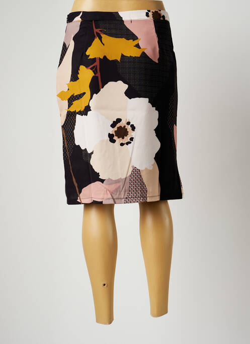 Jupe mi-longue beige MALOKA pour femme