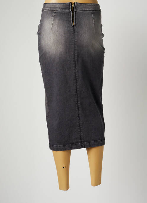 Jupe mi-longue gris PAUL BRIAL pour femme