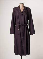 Robe mi-longue violet FRANCE RIVOIRE pour femme seconde vue