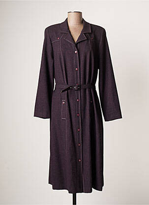 Robe mi-longue violet FRANCE RIVOIRE pour femme
