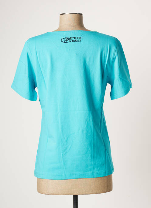 T-shirt bleu COMPTOIR DU RUGBY pour femme