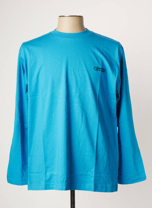 T-shirt bleu COMPTOIR DU RUGBY pour homme